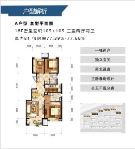 潮白河孔雀城博思园 3室2厅2卫